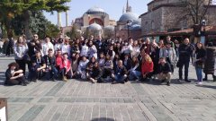 Uczestnicy projektu edukacyjnego w Stambule